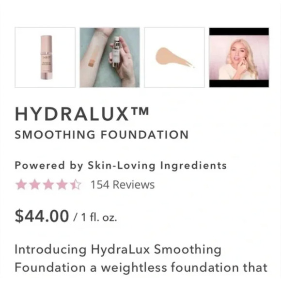 Doll 10 HydraLuxe Smoothing Foundation 1 Fl Oz Shade Tan - Picture 3 of 10